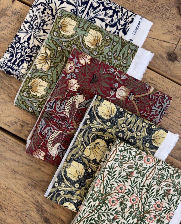 William Morris fabric bundle- cotton fabric, perfect for quilting and crafts bundle 8A