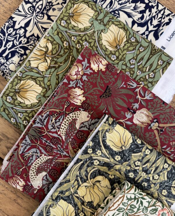 William Morris fabric bundle- cotton fabric, perfect for quilting and crafts bundle 8A