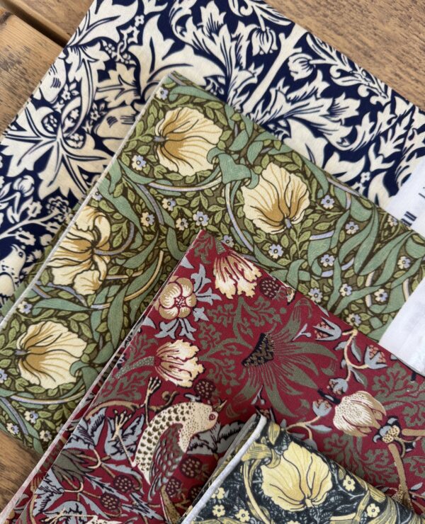 William Morris fabric bundle- cotton fabric, perfect for quilting and crafts bundle 8A
