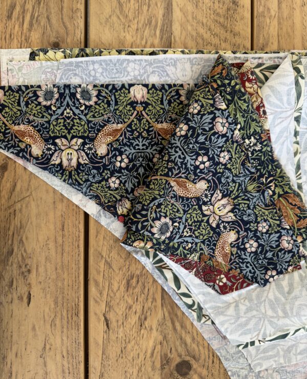 William Morris Patchwork Fabric Bundle – Triangle Pieces bundle F