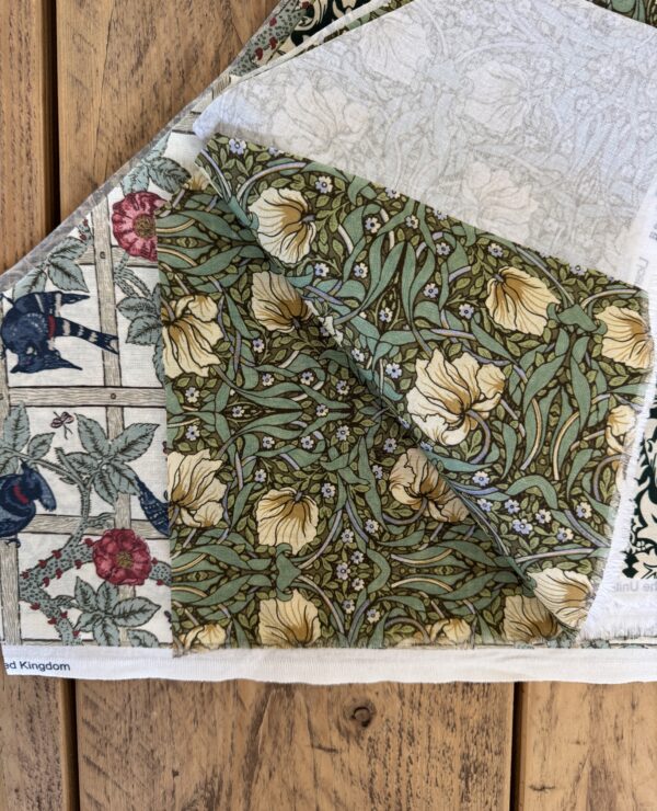 William Morris Patchwork Fabric Bundle – Triangle Pieces bundle D