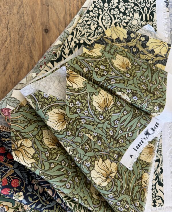 William Morris Patchwork Fabric Bundle – Triangle Pieces bundle D