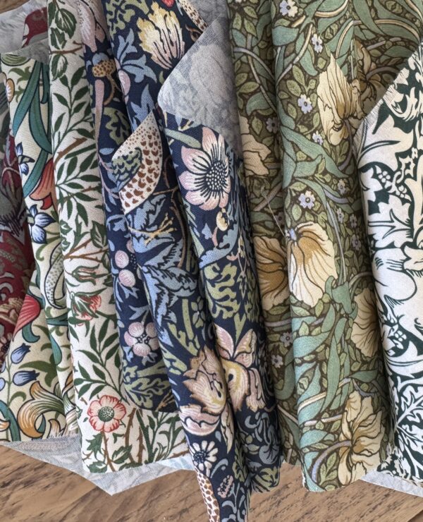 William Morris Patchwork Fabric Bundle – Triangle Pieces bundle B