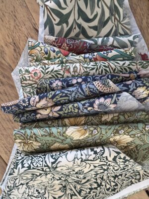 William Morris Patchwork Fabric Bundle – Triangle Pieces bundle B