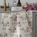 Charlotte Rose 100% Cotton Floral Tea Towel