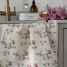 Charlotte Rose 100% Cotton Floral Tea Towel