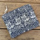 William Morris Brother Rabbit Blue Makeup Bag