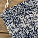 William Morris Brother Rabbit Blue Makeup Bag